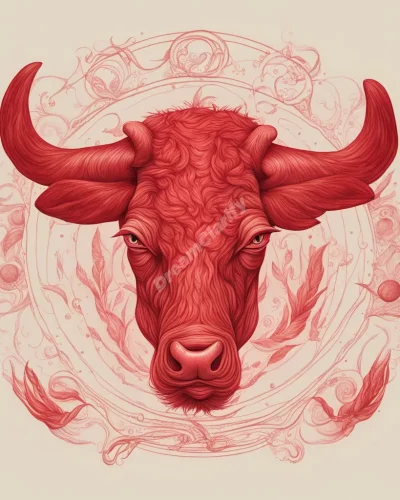 Red meat transforming into primal dream symbols, representing instincts in meat dreams.