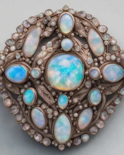 Opals reflecting dream symbols, representing beauty and hidden depths.