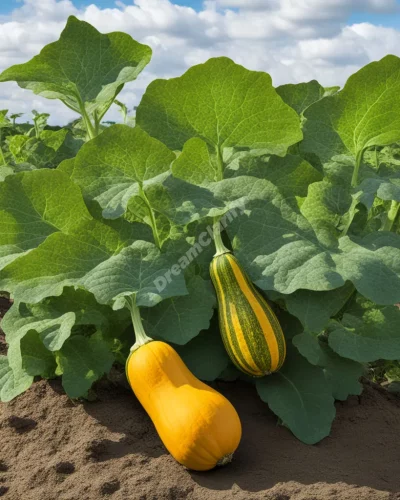 Squash growing and transforming into dream objects, representing potential and nourishment.