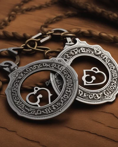 Handcuffs made of dream symbols, representing feelings of restriction or consequences.