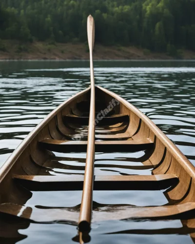 Oars cutting through water to reveal hidden dream symbols, representing effort and progress.