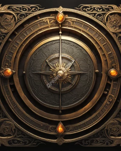 A protective shield emitting dream symbols, representing safety and security.