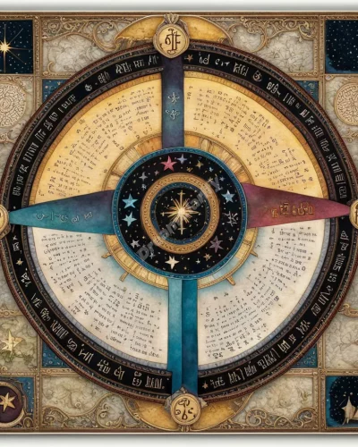 Psalm 23 written in the stars, surrounded by symbols of comfort and faith.