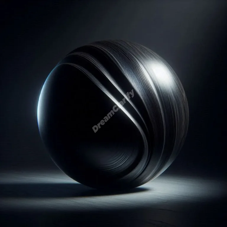 Mystical ebony wood sculpture emerging from darkness, symbolizing dream wisdom and spiritual strength.